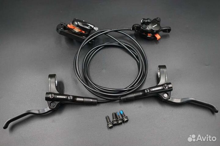 Гидравлические тормоза Shimano BR-MT200 зад, 140см