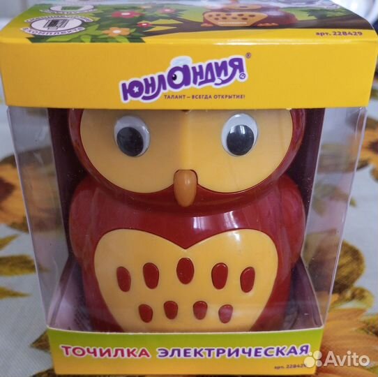 Сова электро точилка карандашей