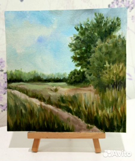 Пейзаж маслом картина