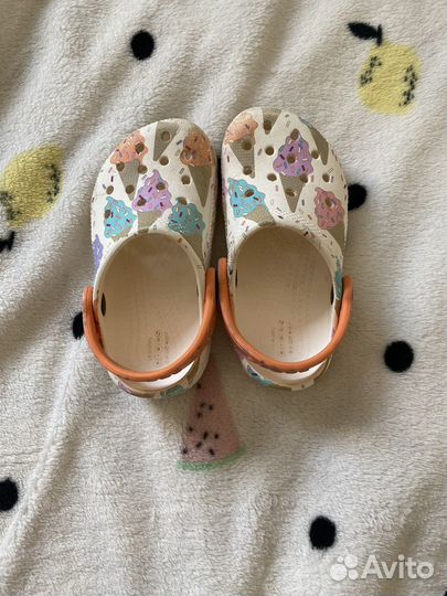 Кроксы c8 на девочку 25 размер