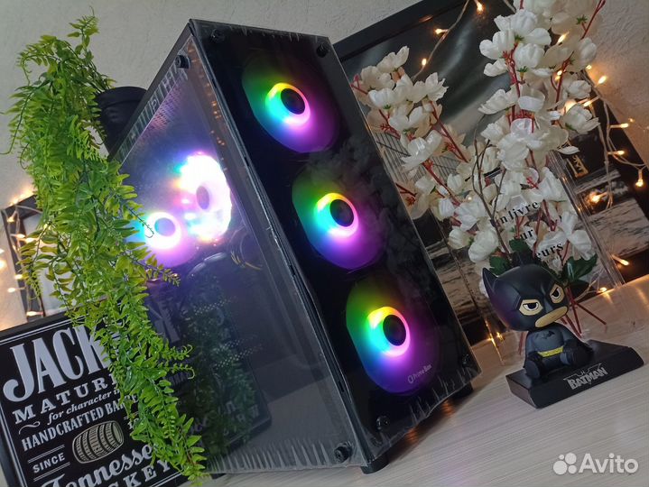 Пк (10 ядер, RX580 8GB gddr5, 16GB озу, 512GB SSD)