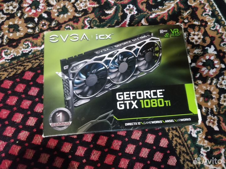 Видеокарта evga GeForce GTX 1080 Ti FTW3 gaming