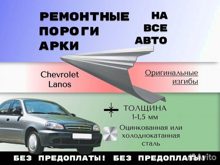 Пороги ремонтные Honda CR-V