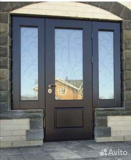 Дверь входная металлическая шпон лч-19