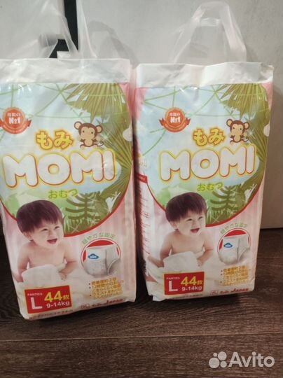 Momi трусики L(44шт)