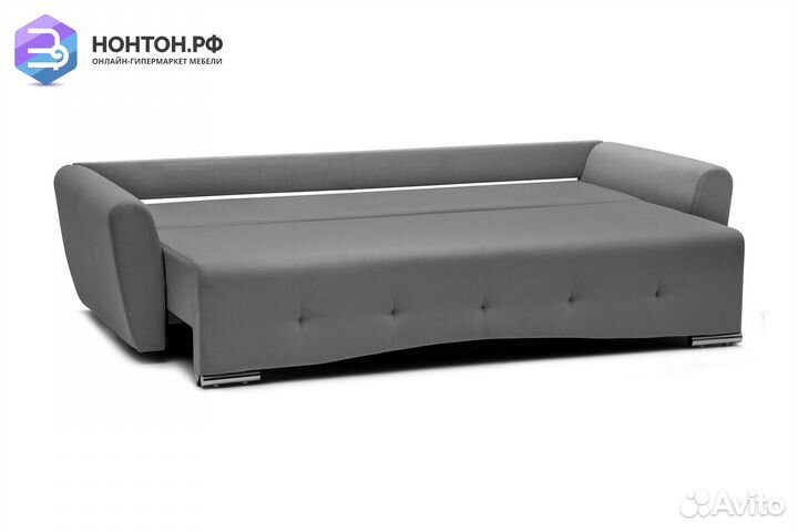 Диван еврокнижка Стингер светло-серый