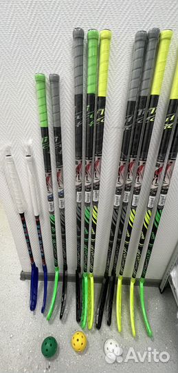 Клюшка, крюки для флорбола/ мяч для флорбола