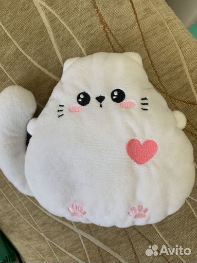 Грелка с вишневыми косточками Pusheen cat