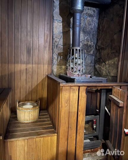 Баня на дровах, бассейн