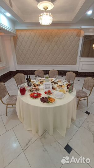 Чехлы на стулья, скатерти, юбки фуршетные для кафе