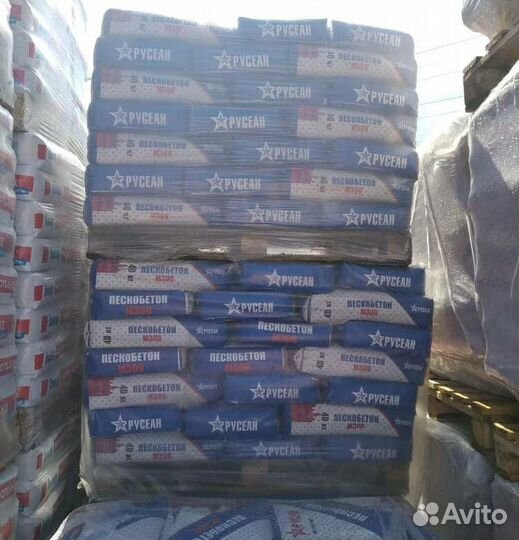 Пескобетон М300 Русеан 40 кг