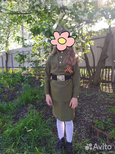 Детская военная форма на девочку