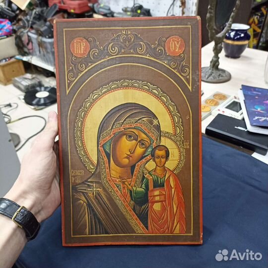 Икона Казанская Богородица Живопись (сзр)