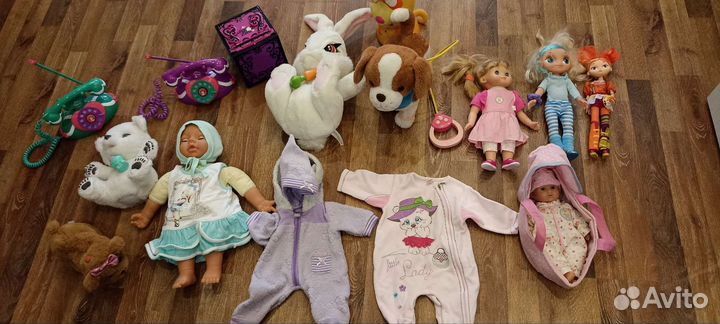 Elc fur real friends baby born Disney milky игрушк