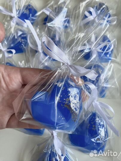 Мыло ручной работы, подарок, бонбоньерка