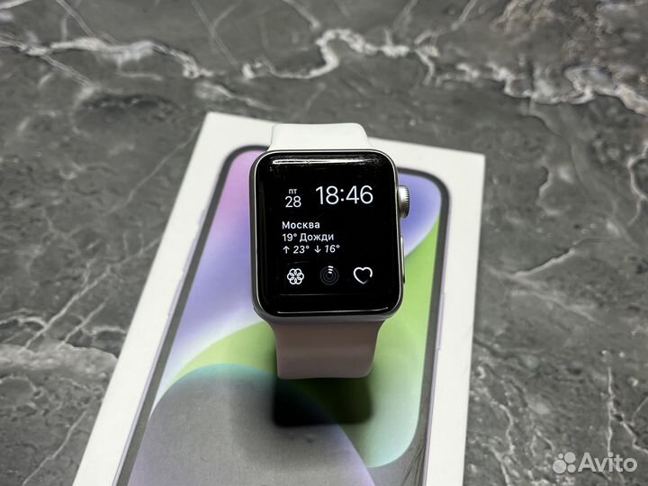 Часы Apple Watch 3 38 mm 91 акб