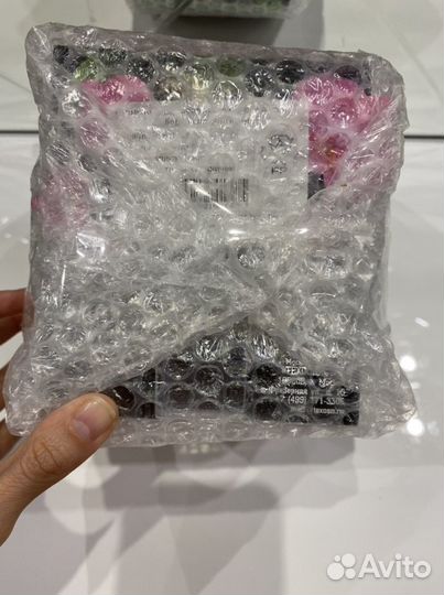 Горшок для орхидей, пластик, прозрачный. новый