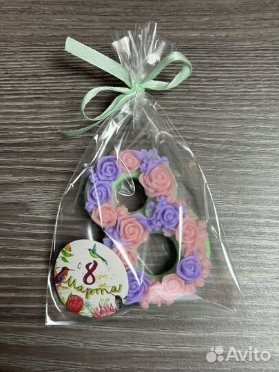 Сувениры к 8 марта из мыла ручной работы