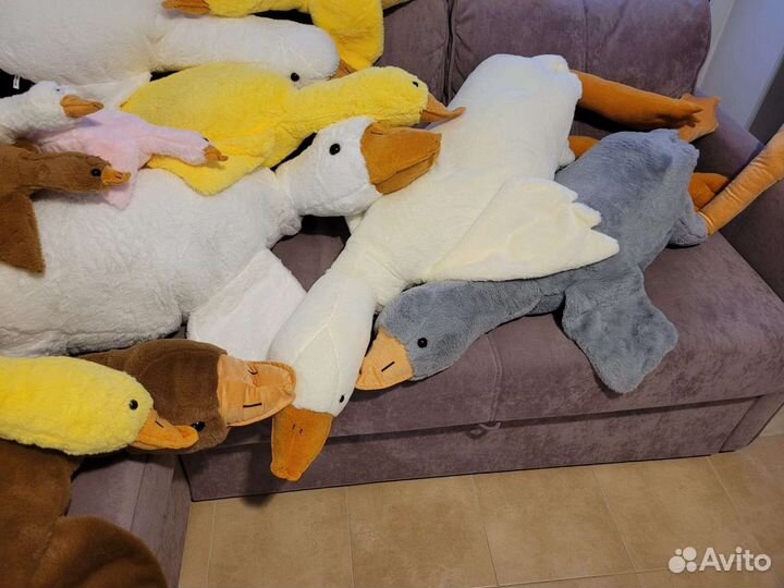 Гусь-обнимусь от 50 до 190см,Батон разных размеров