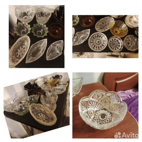 Хрустальная и стеклянная посуда СССР