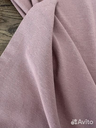 Шторы пыльная роза (пудра) 2 шт