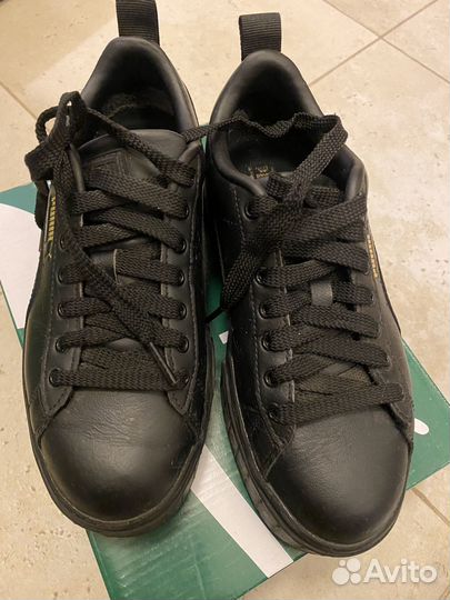 Кроссовки на платформе Puma 35,5 черные