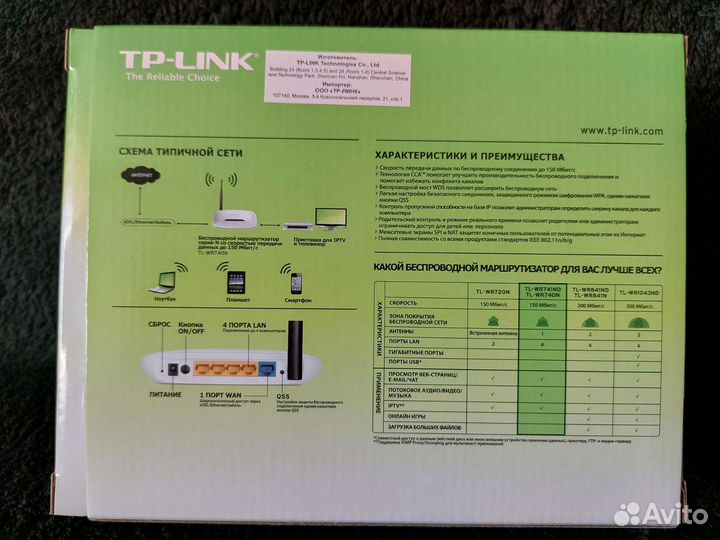 Маршрутизатор tp link