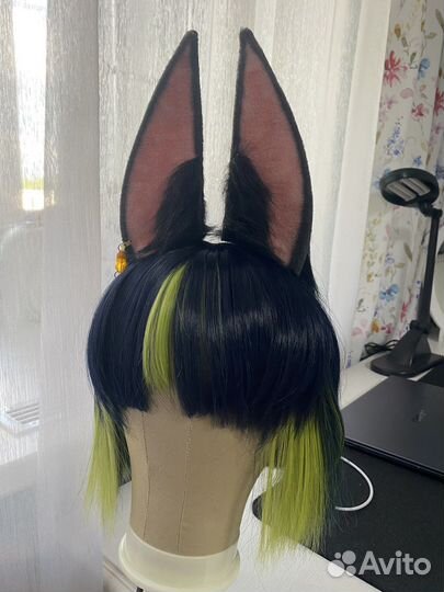 Парик, Сережка, Хвост на Тигнари Genshin impact