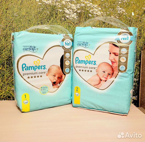 Подгузники Памперс Премиум