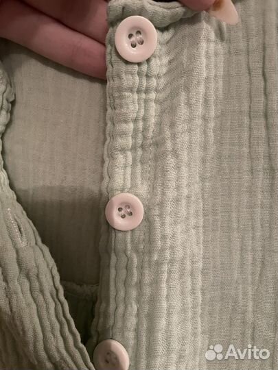 Муслиновое платье для девочки 72-80