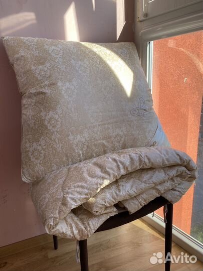 Подушка одеяло шелк легкое теплое