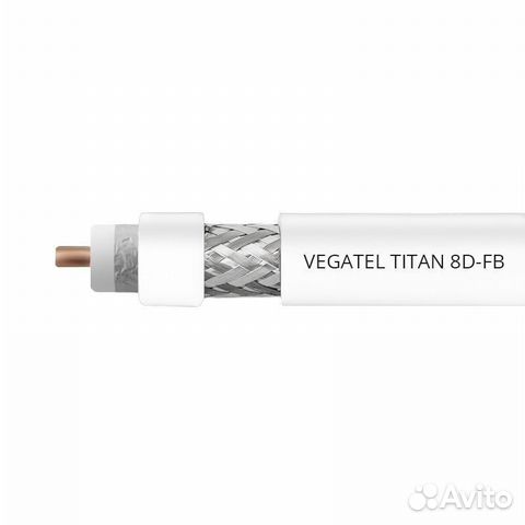 Кабельная сборка 8D/FB (Titan, белый) (N-male - N