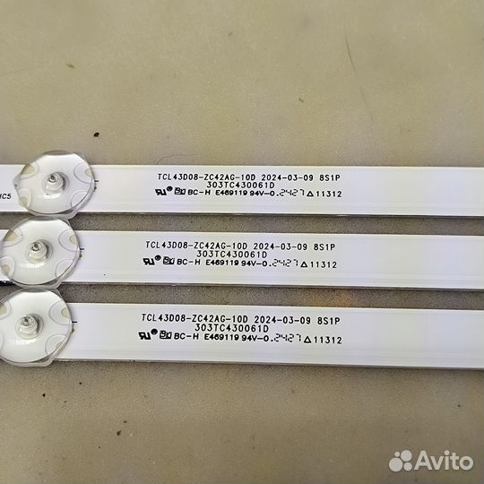 LED подсветка tcl43D08-ZC42AG-10D (Xiaomi L43MA-au