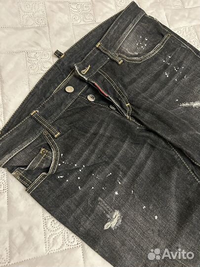 Джинсы dsquared2 черные р.48 Италия оригинал