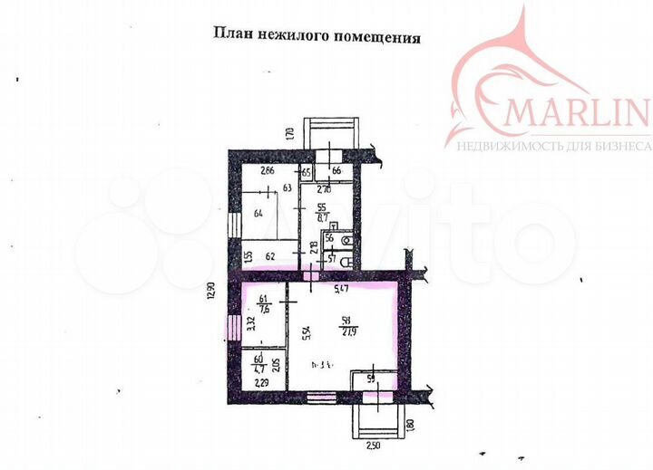 Свободного назначения, 71.7 м²