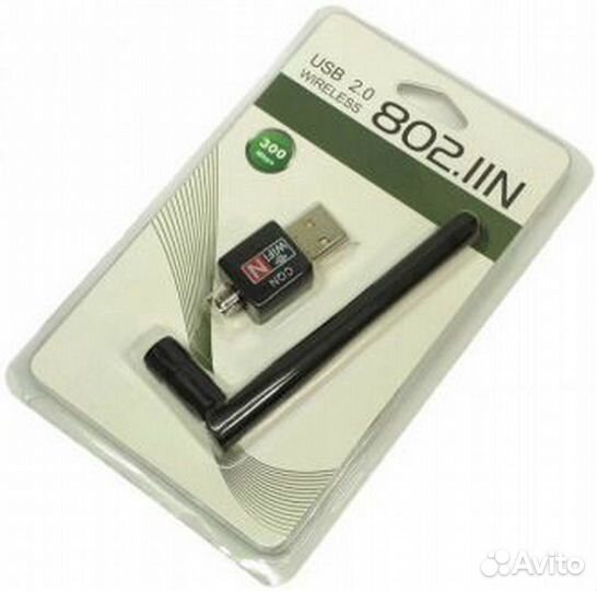 Wi-Fi адаптер USB 300Mbps