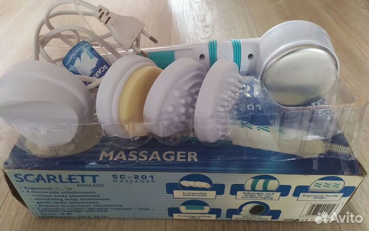 Массажёр Скарлетт электрический для тела и лица