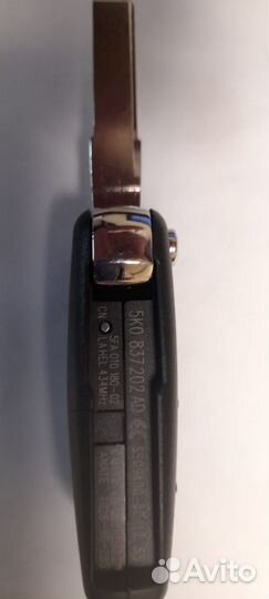 Ключ зажигания Volkswagen