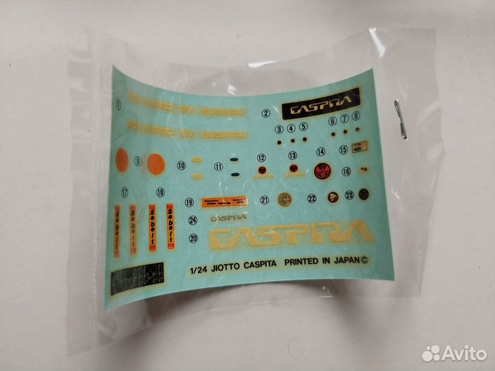 Сборная модель 1/24 Fujimi Jiotto Caspita