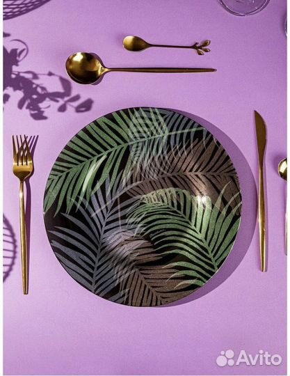 Набор новый обеденные тарелки 6 штук