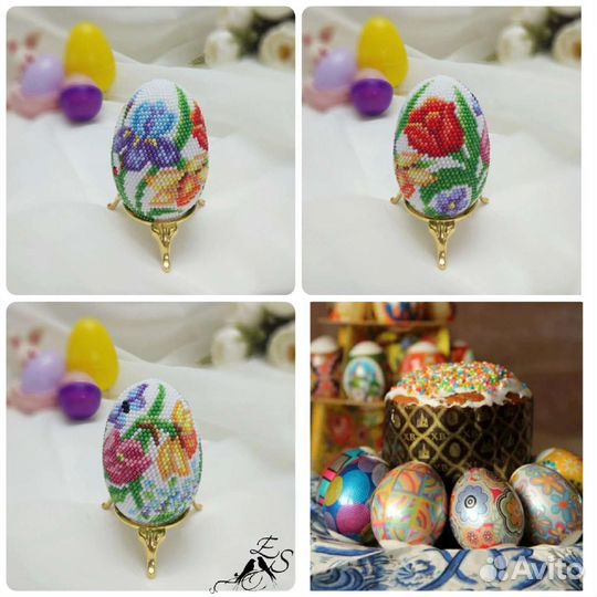 Яйцо пасхальное ручная работа
