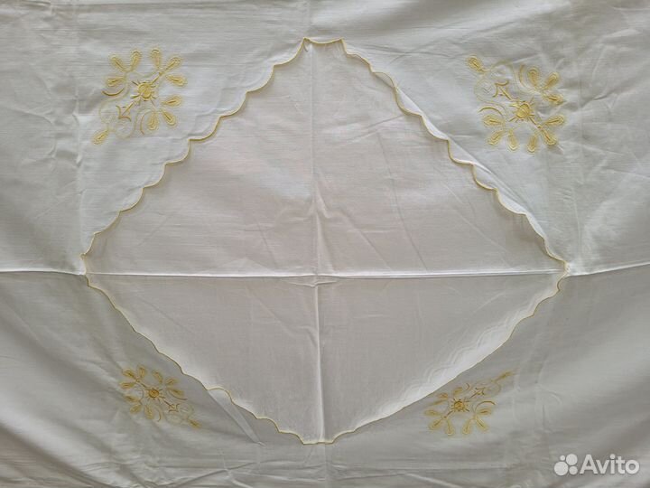 Постельное белье СССР с вышивкой