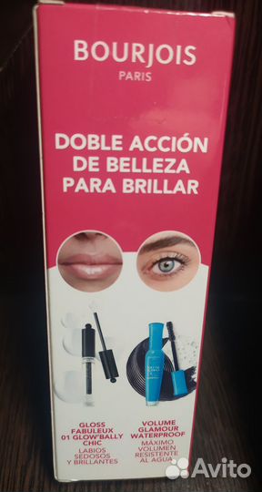 Набор косметики bourjois (тушь и блеск)