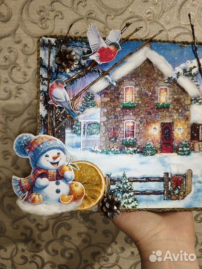 Новогодняя поделка в сад и школу