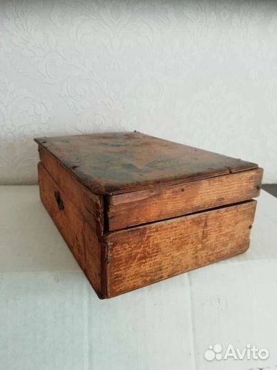 Шкатулка. Дети. Дерево. Царизм. Германия