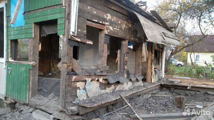 Демонтаж любых построек с вывозом мусора (Д. Конст