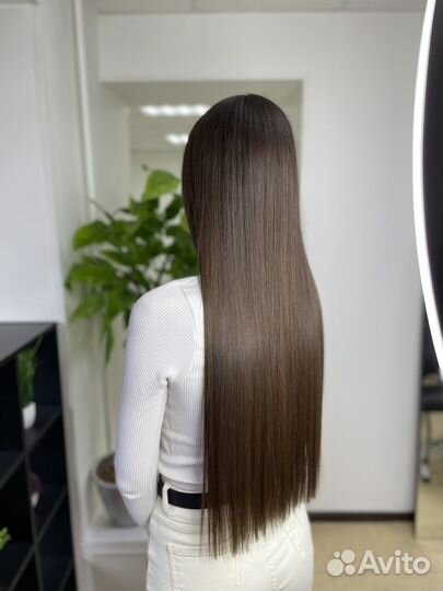 Кератиновое выпрямление волос