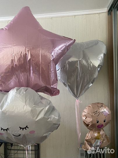 Воздушные шарики на выписку