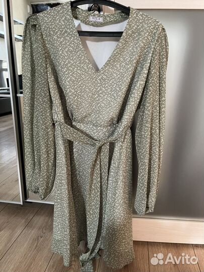 Платье мини шефоновое