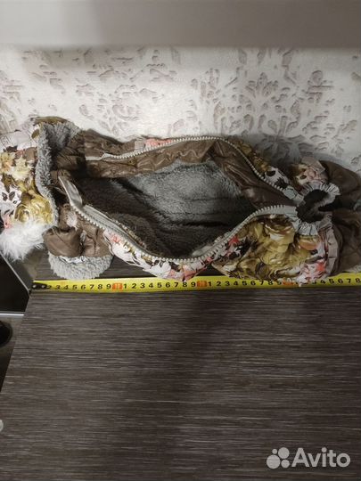 Комбинезон для маленькой собаки, зимний